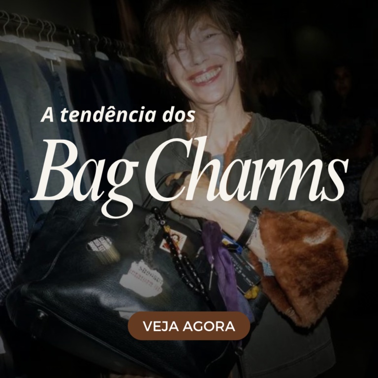 A tendência dos bag charms